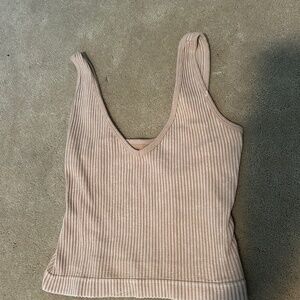 Crème tank top
